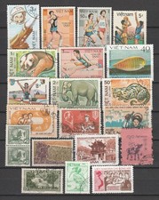 Vietnam lot timbres d'occasion  Beaucamps-le-Vieux