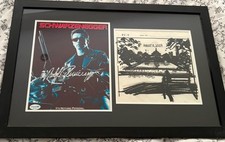 Arnold schwarzenegger autograp for sale  LOUGHTON