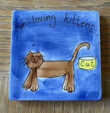 Hand painted cat for sale  OTLEY