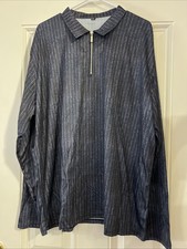 Pulôver masculino moderno casual manga longa com zíper quarto de zíper secagem rápida XXL comprar usado  Enviando para Brazil