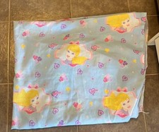Usado, Lençol de cama infantil vintage 1991 Dan River azul Barbie ajuste duplo comprar usado  Enviando para Brazil