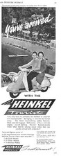 1960 advert heinkel for sale  SIDCUP