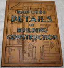 ANTIQUE RADFORD'S DETAILS OF BUILDING CONSTRUCTION HC 1911, usado comprar usado  Enviando para Brazil