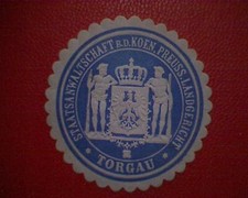 Siegelmarke staatsanwaltschaft gebraucht kaufen  Deutschland