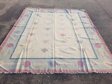 Usado, Tapete de chão vintage feito à mão tradicional floral lindo Kilim 280x252 cm comprar usado  Enviando para Brazil