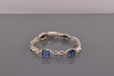 Pulseira Michele Albala prata esterlina 10 mm emoldurada mosaico opala 925 7,25" comprar usado Pulseira Michele Albala prata esterlina 10 mm emoldurada mosaico opala 925 7,25" comprar usado  Enviando para Brazil