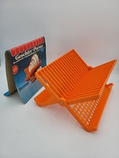 Neuw.# Buchsteiner Abtropfständer dish drainer klappbar # orange # 70er Vintage comprar usado  Enviando para Brazil