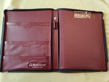 Vintage red leather for sale  BRIGHOUSE