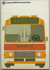Usado, Folheto de vendas LEYLAND DAB ARTICULATED BUS UK final da década de 1970 comprar usado  Enviando para Brazil