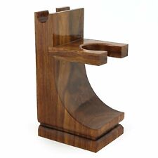 Soporte de madera vintage para maquinilla de afeitar de seguridad maquinilla de afeitar recta y cepillo de afeitar regalo para hombre segunda mano  Embacar hacia Mexico