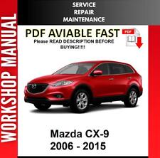 MAZDA CX-9 - CX9 2010 2011 2012 2013 2014 2015 MANUAL DE OFICINA DE REPARO DE SERVIÇO comprar usado  Enviando para Brazil