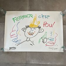Affiche originale perrier d'occasion Affiche originale perrier d'occasion  Moutiers-les-Mauxfaits