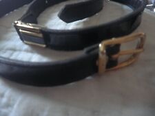 Ceinture femme.cuir noir d'occasion  Loches