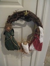 Handcrafted nativity wreath for sale  Quarryville