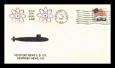CAPA NAVAL DOS EUA SSN-670 QUILHA COLOCADA NEWPORT NEWS VIRGINIA comprar usado  Enviando para Brazil