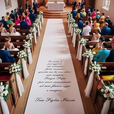 Tappeto matrimonio tutte usato  Napoli