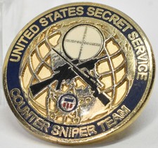 Broche de lapela Secret Service Counter Sniper Team CS comprar usado  Enviando para Brazil