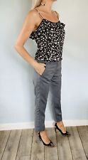 Pantalon gris cropped d'occasion  Amiens-