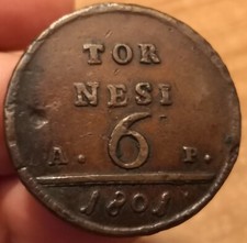Tornesi 1801 regno usato  Olbia