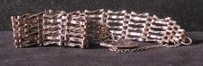 silver gate bracelet for sale  LEISTON