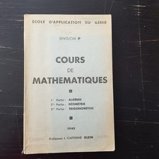 Cours mathématiques école d'occasion  Chartres