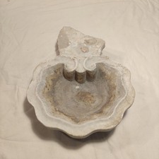 Acquasantiera marmo bianco usato  Lucera