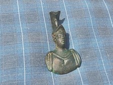Aplique/montagem romana de bronze da Deusa Minerva. Leia a descrição. LA185z comprar usado  Enviando para Brazil
