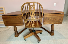 Solid oak semicircular for sale  South Pasadena