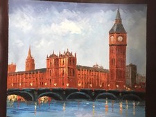 Original large oil for sale  MITCHAM