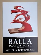Poster giacomo balla usato  Torino