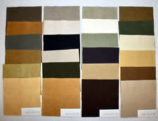 Lote 24 Amostras Realistas de Tecido de Camurça Artificial CRAFT Ultracamurça 6"x6" Multicolor, usado comprar usado  Enviando para Brazil