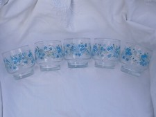 Verres arcopal myosotis d'occasion  Tournay