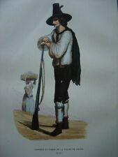Gravure homme vallée d'occasion  Brumath