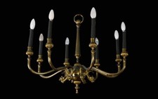 Lustre bronze lampes d'occasion  Issigeac