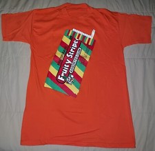 Camiseta vintage fresh rave fruity stripe gum anos 90 TECHNO TRANCE ACID HOUSE CLUB NYC comprar usado  Enviando para Brazil