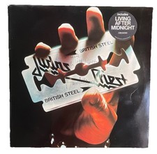 Judas Priest British Steel Vinyl LP SIGNED DAVE HOLLAND CBS 84160 EX comprar usado  Enviando para Brazil