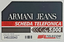 Carta telefonica armani usato  Lacchiarella