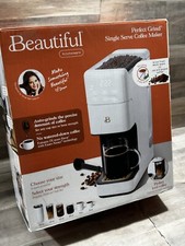 Linda cafeteira programável Perfect Grind serviço único, glacê branco comprar usado  Enviando para Brazil