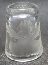 Cut glass thimble for sale  DEESIDE