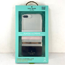 Capa flexível Kate Spade iPhone 7 Plus iPhone 8 Plus listrada Charlotte rosa transparente comprar usado  Enviando para Brazil