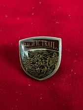 Pin epóxi Pacific Trail logotipo da marca vintage lapela gravata 0,75"  comprar usado  Enviando para Brazil