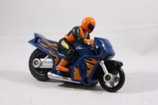 Veículo Hot Wheels azul escuro laranja motocicleta push racer, usado comprar usado  Enviando para Brazil