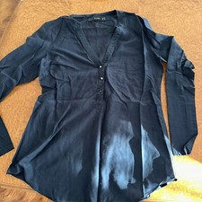 Hallhuber damenbluse schwarz gebraucht kaufen  Mönchengladbach