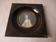 Ancienne peinture miniature. d'occasion  Flines-lez-Raches