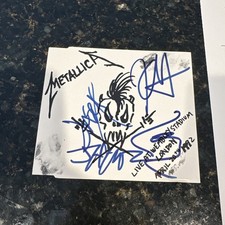 Signed metallica wembley for sale  Arlington
