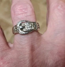 Ring gürtelschnalle 925er gebraucht kaufen  Geratal