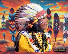 Painting 8x10 native for sale  Pryor