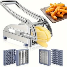 Usado, Potato Fries Cutter One‑Step French Fry & Vegetable Slicer Non‑Slip BBQ Kitchen. comprar usado  Enviando para Brazil