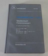 Tabellenbuch mercedes benz gebraucht kaufen  Jever