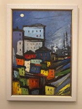 Dipinto olio cartoncino usato  Misterbianco